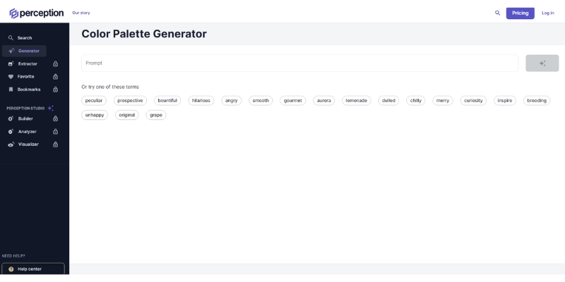 generateur couleur ia perception io