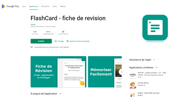 generateur de fiche de revision