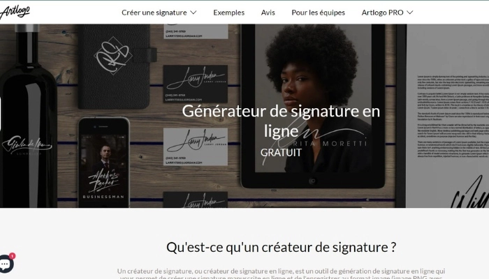 generateur signature ia de artlogo