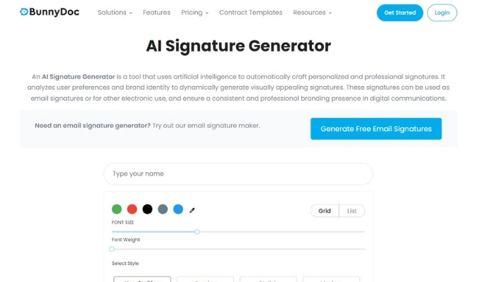 generateur signature ia de bunnydoc