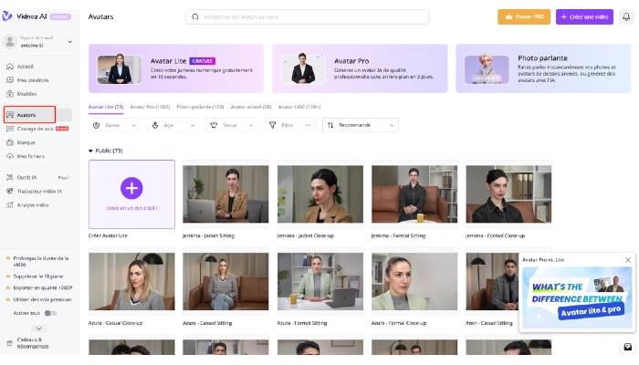 google ia video vidnoz ai