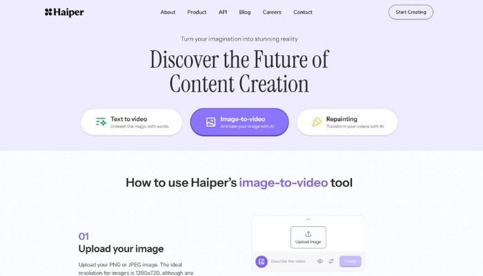 haiper ai generateur animation ia