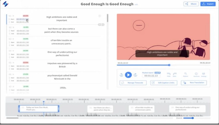 happyscribe ia retranscription audio etape