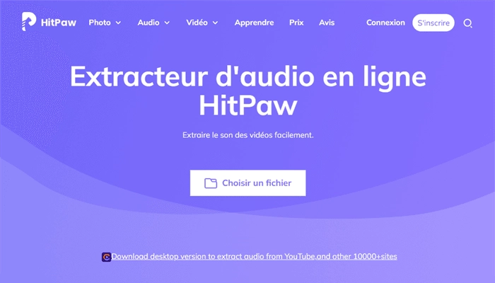 hitpaw extraire audio video