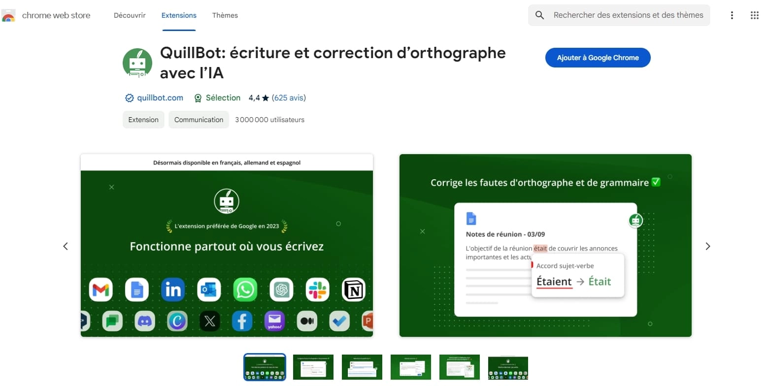 ia pour enseignant quillbot