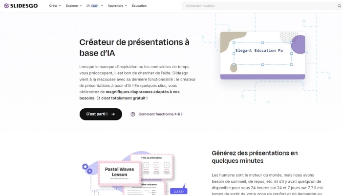 ia powerpoint gratuit slidesgo