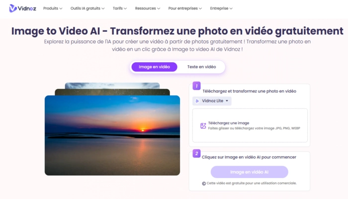 image en video de Vidnoz