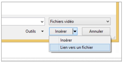 Insérez un lien de fichier vidéo de votre PC dans ppt