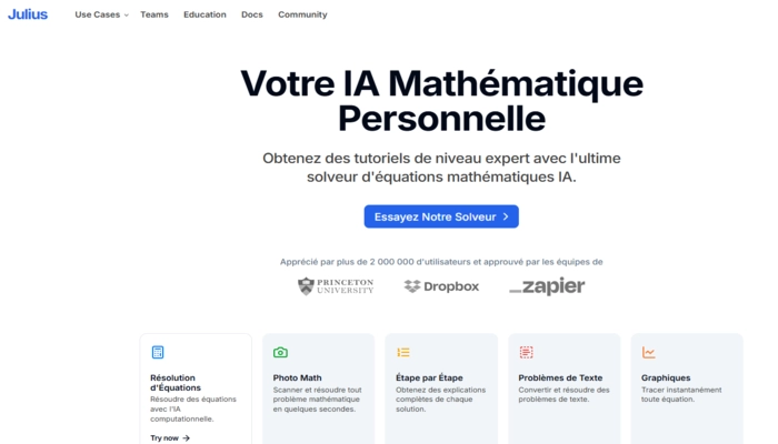 Julius ia pour les maths