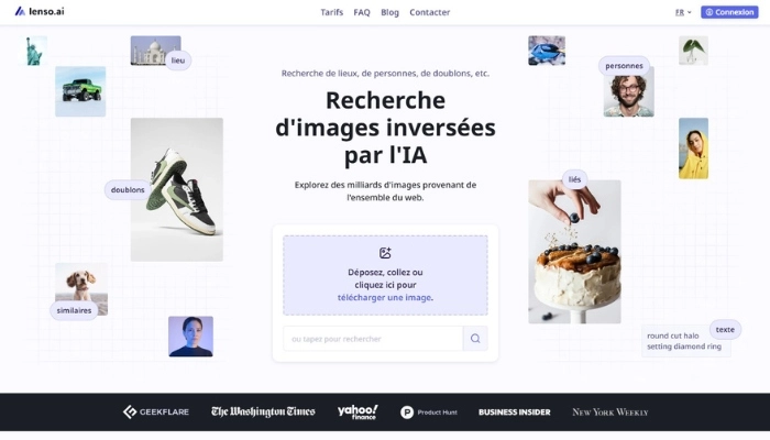 lenso ai outil de recherche images inversees par ia gratuit