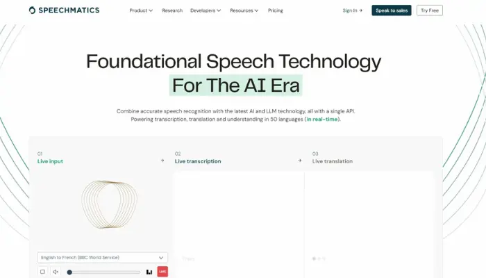 logiciel audio dictee speechmatics