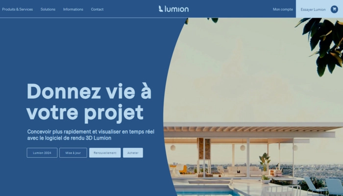 Lumion logiciel de rendu