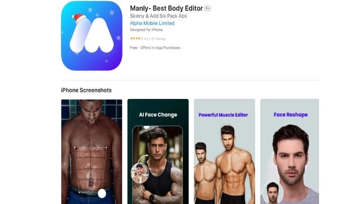 Manly ia muscle