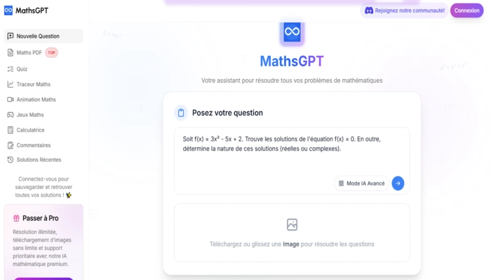 MathGPT ia pour les maths