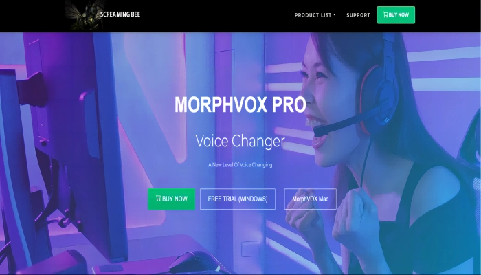 modificateur de voix pour PC-morphvox