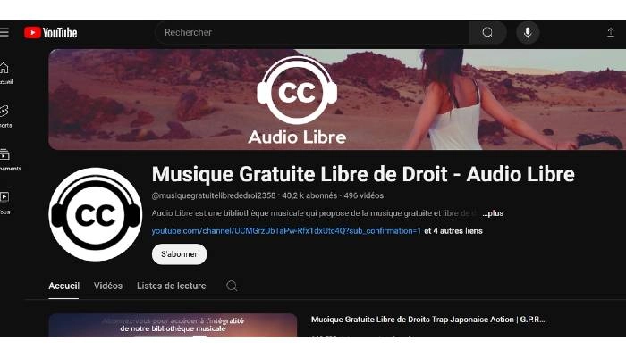 musique gratuite pour un montage video bibliotheque audio youtube