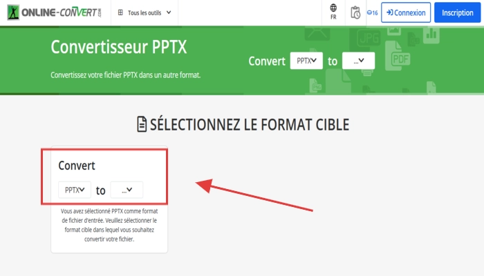 online convert ppt en video etape deux