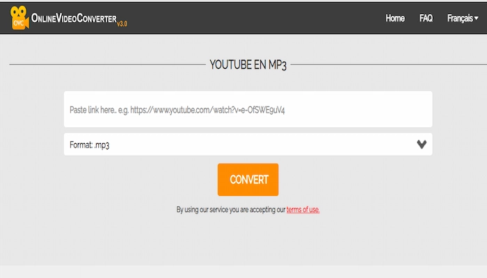 onlinevideoconverter extraire son youtube sans logiciel