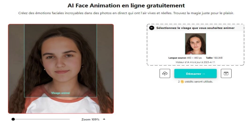 outil d'animation de visage IA Nero AG