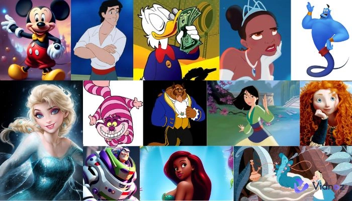 personnage disney exemple