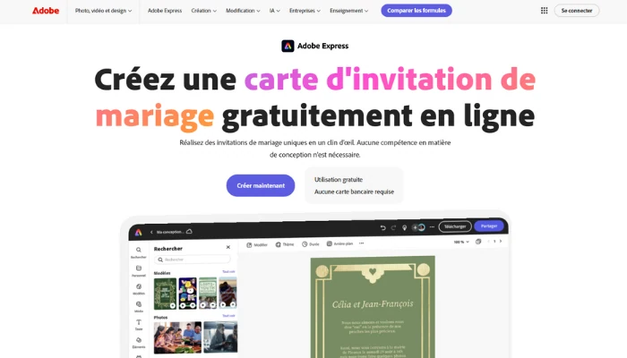 personnaliser faire part mariage