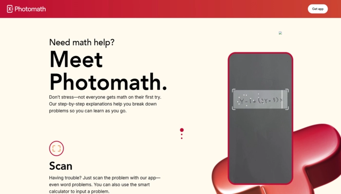Photomath ia pour les maths