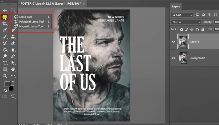 Photoshop etape un