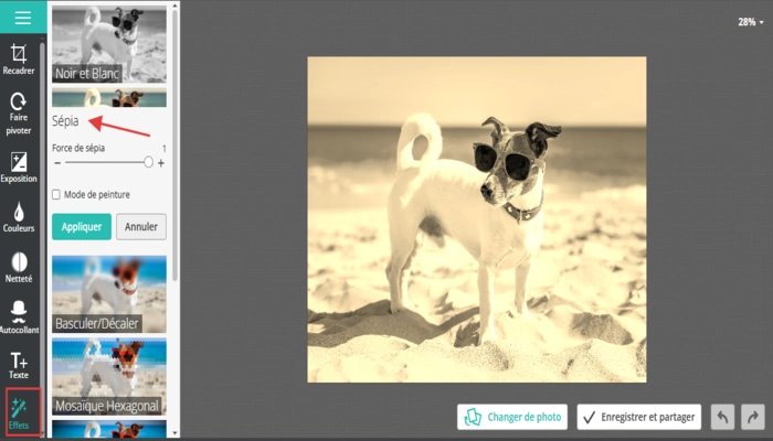 Photoweb etape trois