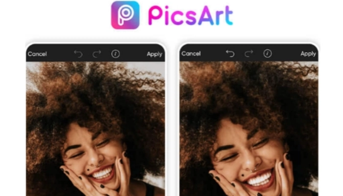 picsart blanchir les dents sur les photos