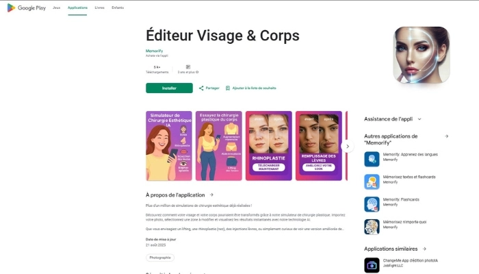 plastic surgery simulator ai