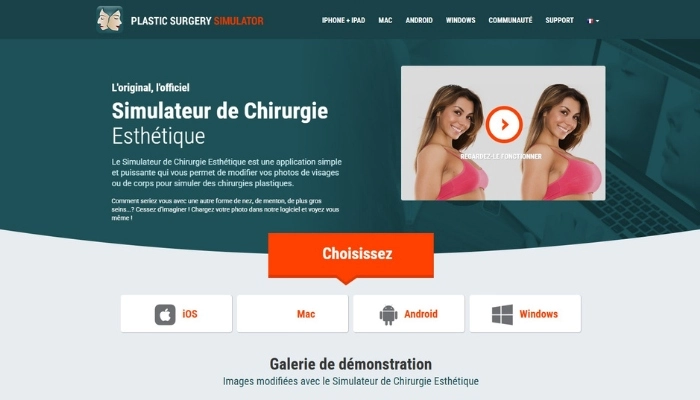 plastic surgery simulator