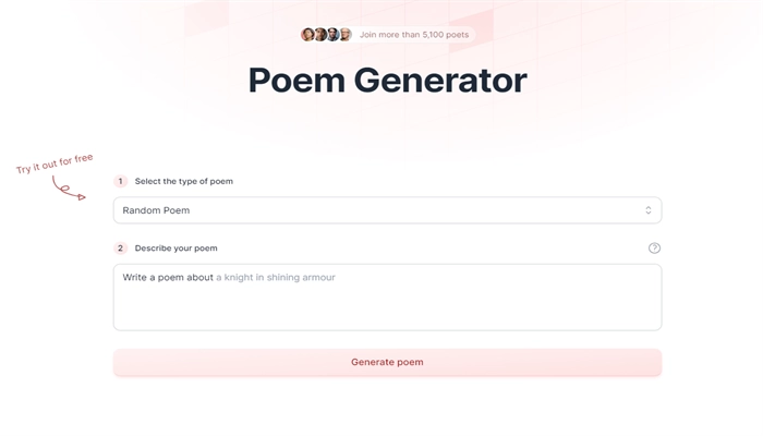 poetry tip generateur poeme ia