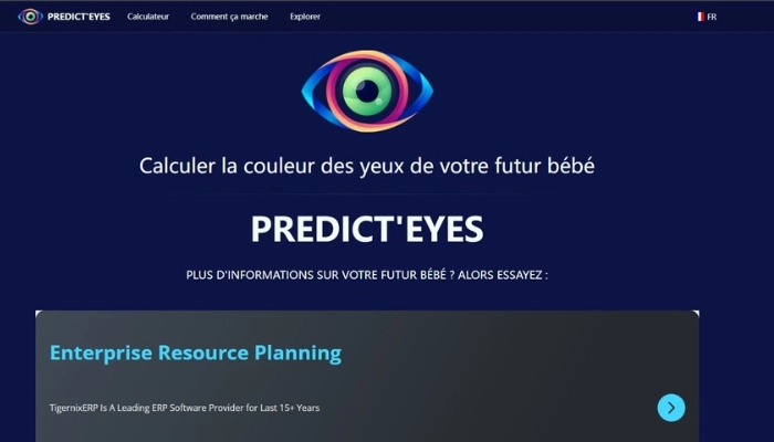 predicteyes test couleur yeux bebe