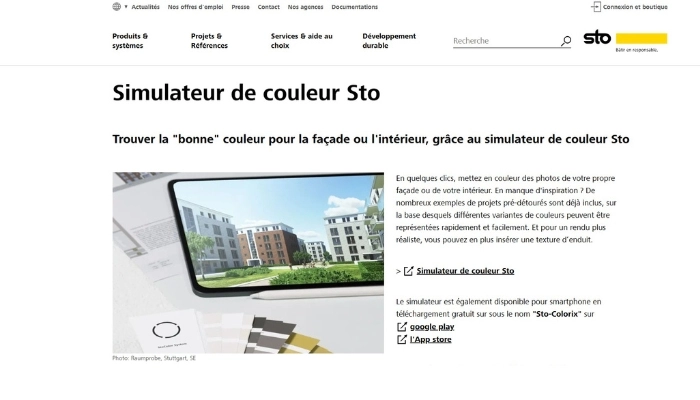 simulation de couleur facade maison gratuite sto