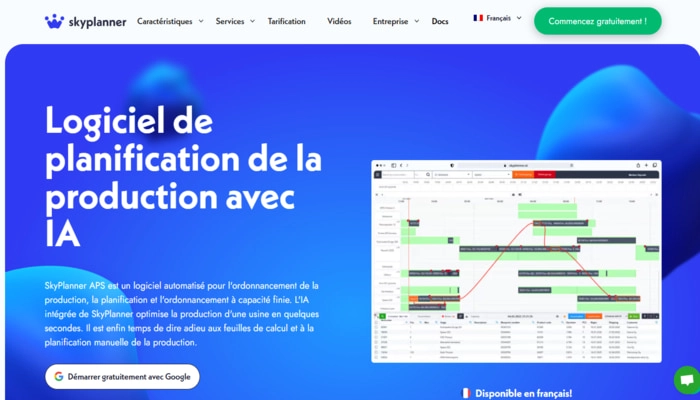 SkyPlanner IA planning gratuit