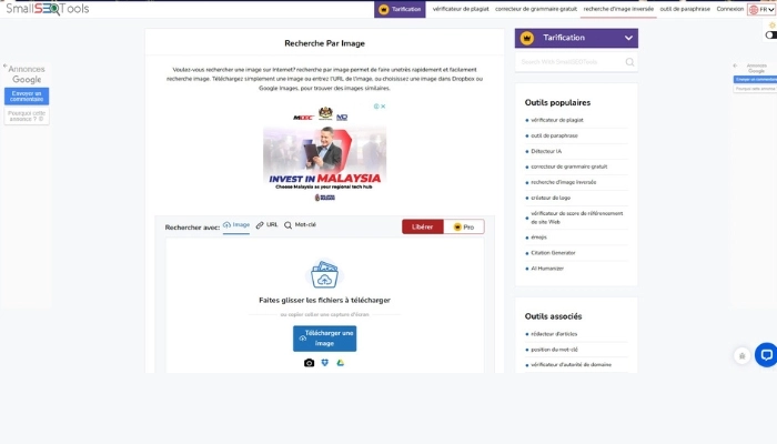 smallseotools recherche images inversee ia gratuite et rapide