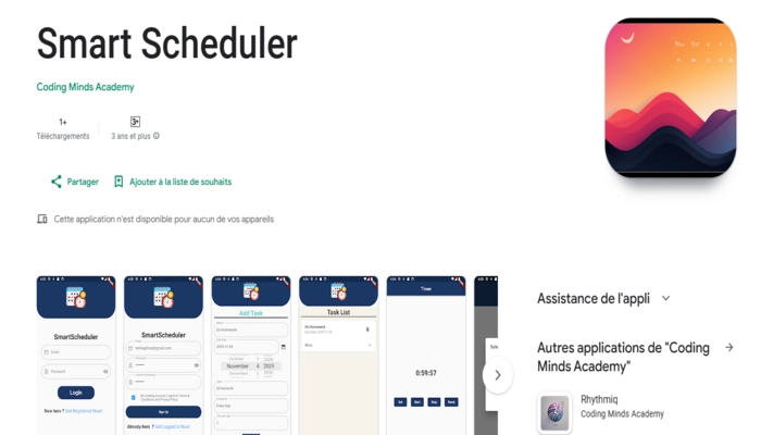 SmartScheduler ia planning gratuit