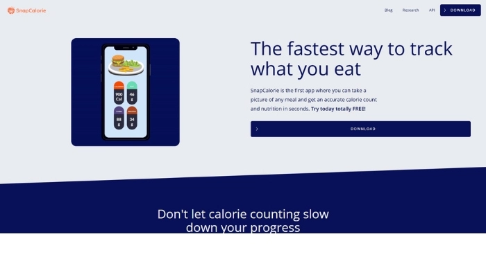 snapcalorie application gratuite pour calculer les calories