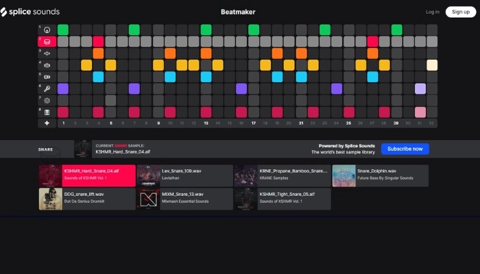 splice logiciels beatmaker ia