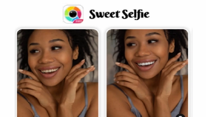 sweet selfie blanchir les dents sur les photos