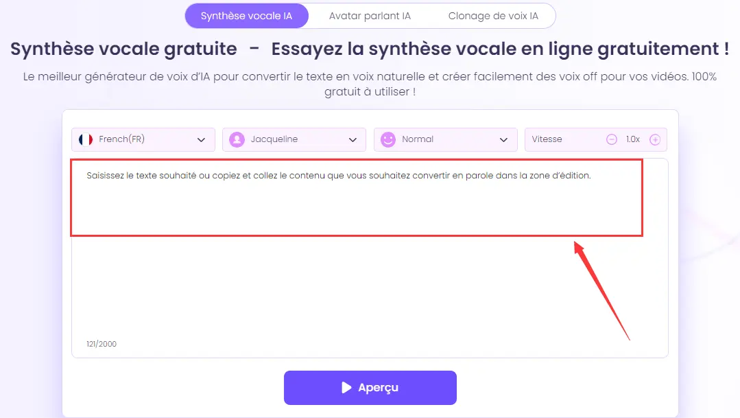 synthese vocale deux