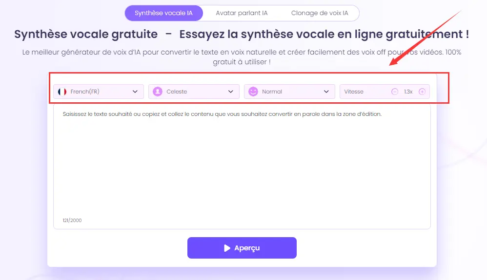 synthese vocale quatre