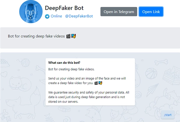 Telegram Deepfake Bot 