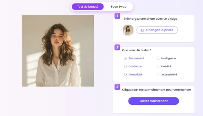 test beaute ia avec vidnoz