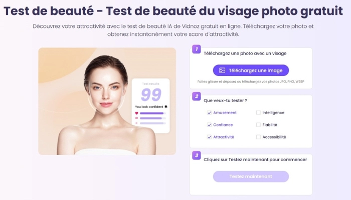 test de beaute de vidnoz