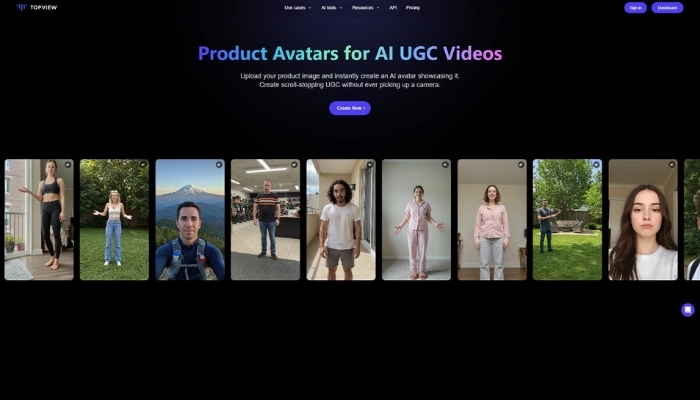 topview ai generateur de video ugc ia