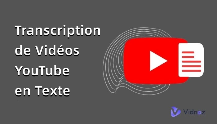 Transcription de vidéos youtube en texte