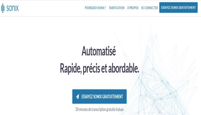 transcrire une vidéo en texte Sonix