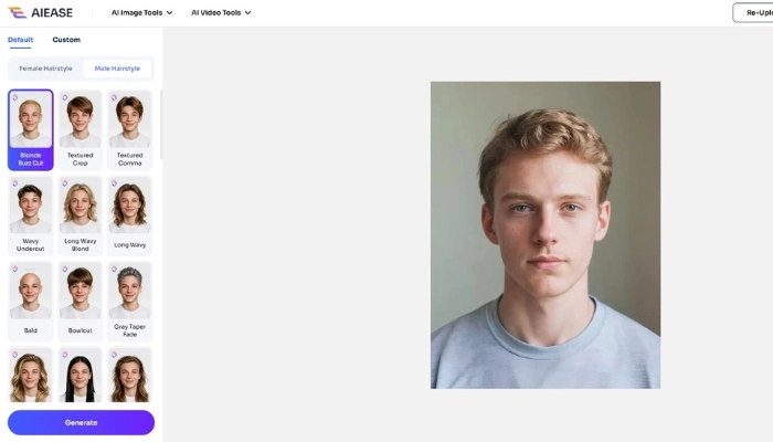 utiliser simulateur coiffure en ligne gratuit sans telechargement pour homme