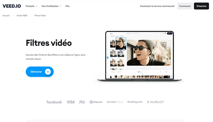 veed io application filtre video